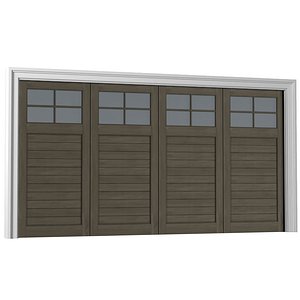 3D Automatic Classic Modern Garage Doors