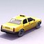 city taxi 3d model
