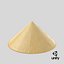 Vietnamese Rice Hat Resting