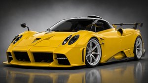 3D model Pagani Imola 2021 3D Model