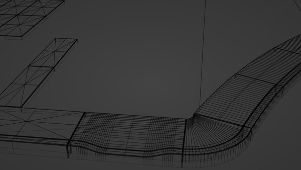 3D Curbs and Sidewalks Modular - TurboSquid 2011147