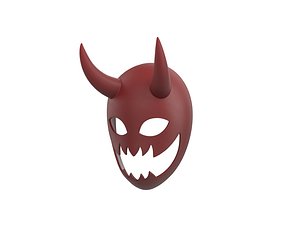 Prop056 Devil Mask 3D