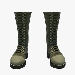 3D Combat Boots CMD 04 model
