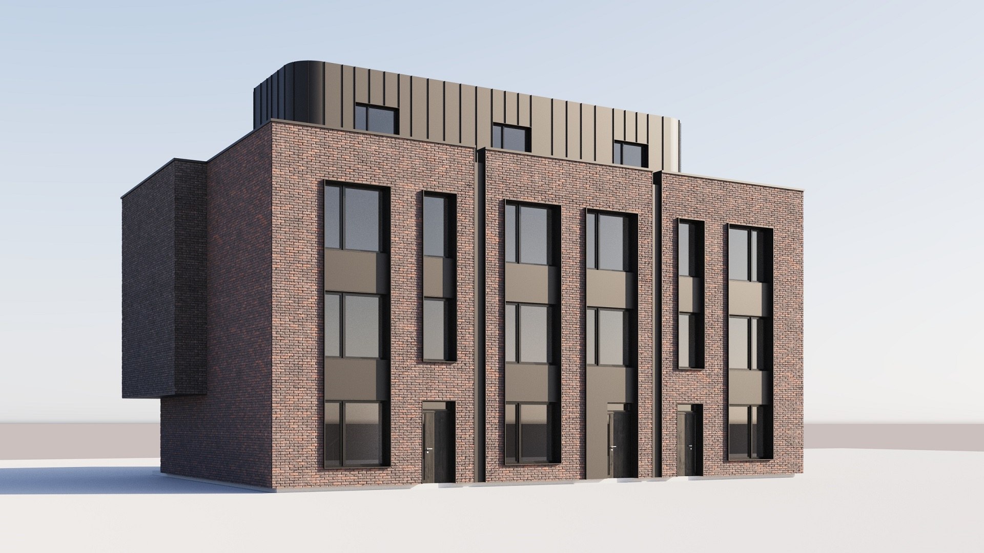 3D Townhouse - TurboSquid 2082420