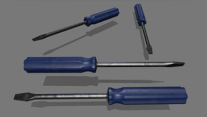 3D model screwdriver 3
