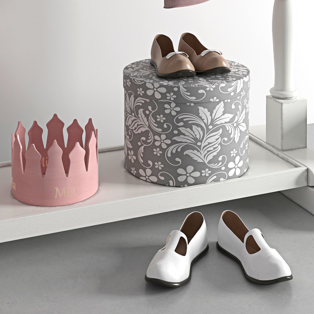 Mini Wardrobe Rack Model - TurboSquid 1410814