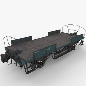 3D RailRoad Platform model