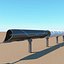 hyperloop 3D model