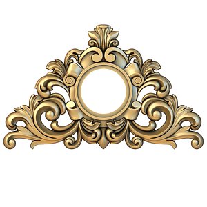 3D model Clock Frame for CNC 001