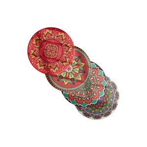 3D model round carpet 19