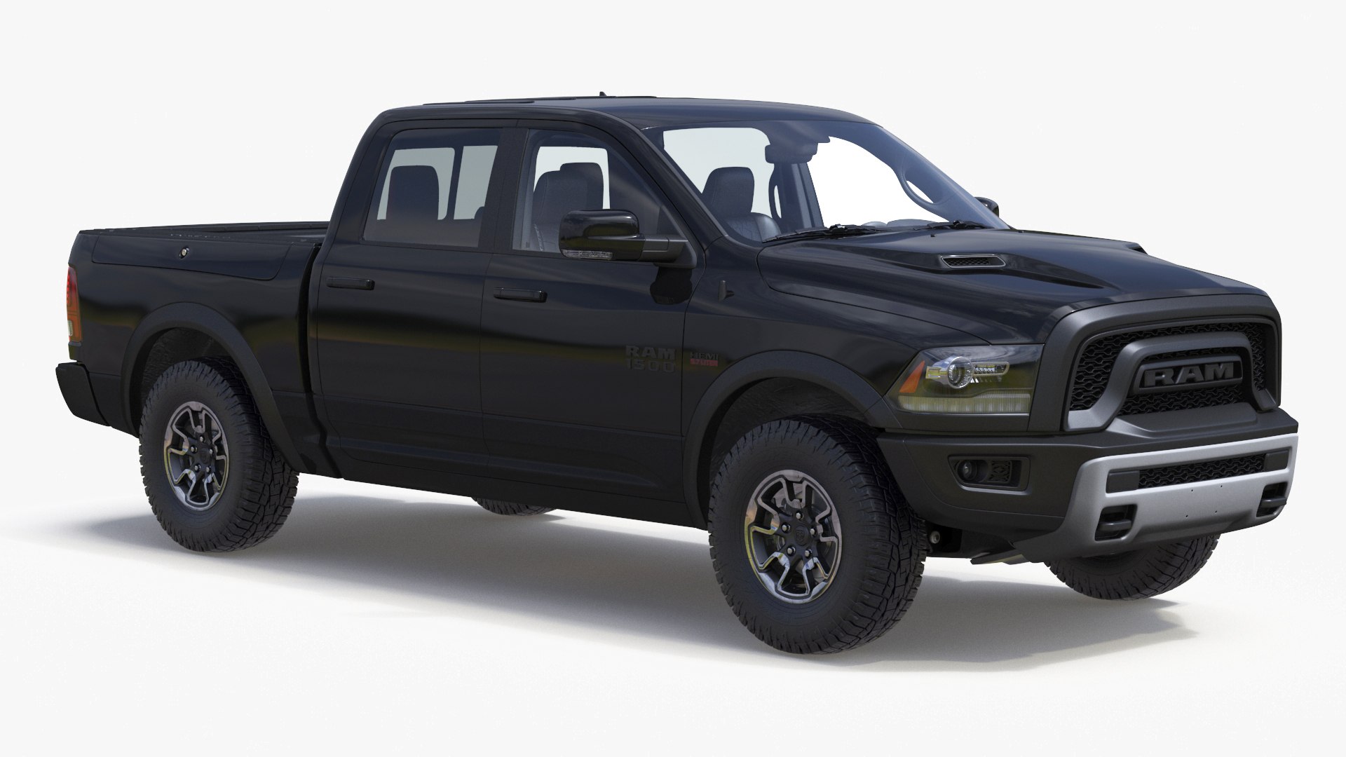 RAM 1500 Pickup Truck Simple Interior 3D model preview