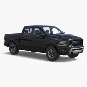 3D RAM 1500 Pickup Truck Simple Interior