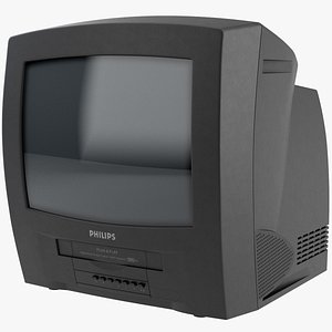 3D CRT TV With VHS System