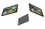 Google Pixel Tablet Grau Low Poly