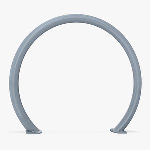 3D model Circle Bicycle Rack Grey
