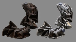 Crushed Paint Can Rectangular 05 3D