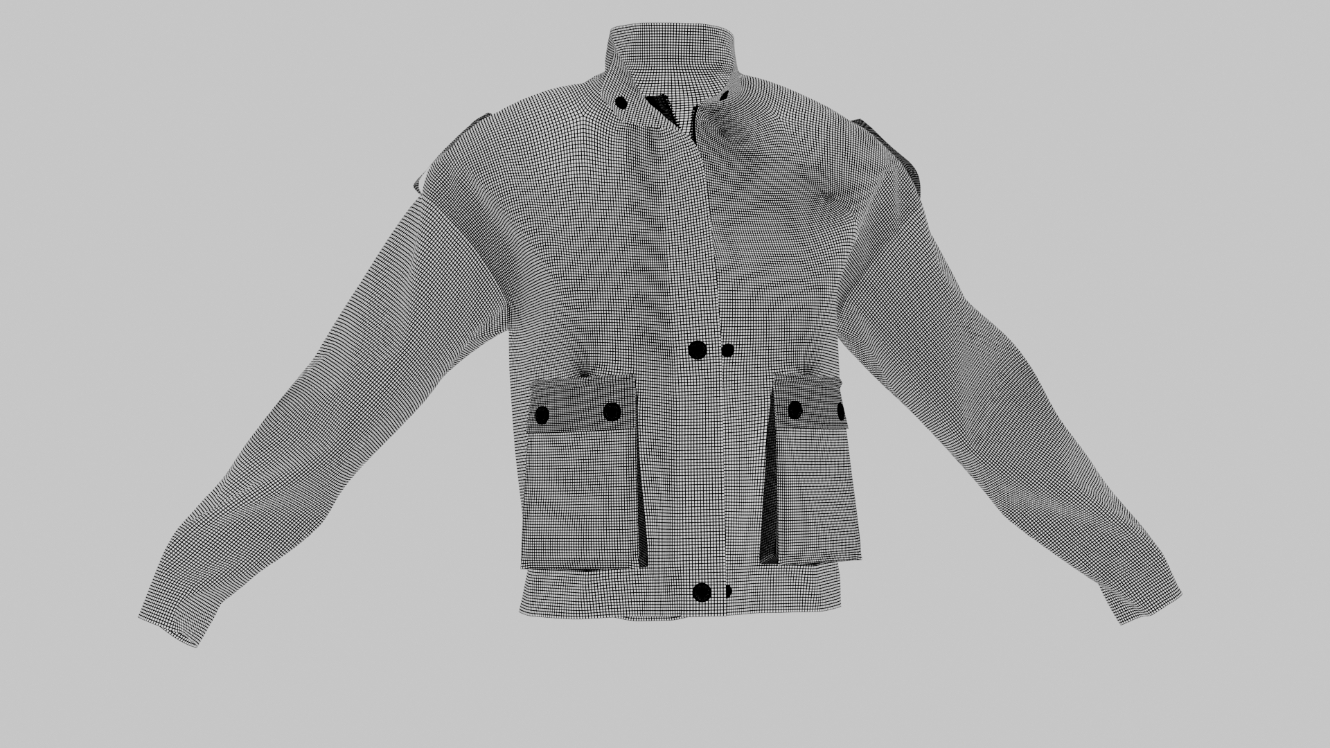 3D Blue Woman Denim Jacket With 16 K Textures - TurboSquid 2199037