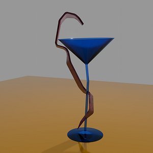 Pharmacy symbol snake and glass model