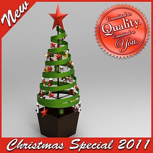 christmas tree 3d 3ds