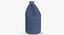 Bleach Bottle Blank and Generic Label 3D model