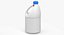Bleach Bottle Blank and Generic Label 3D model