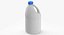 Bleach Bottle Blank and Generic Label 3D model