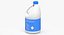 Bleach Bottle Blank and Generic Label 3D model
