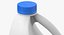 Bleach Bottle Blank and Generic Label 3D model