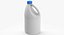 Bleach Bottle Blank and Generic Label 3D model
