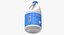 Bleach Bottle Blank and Generic Label 3D model