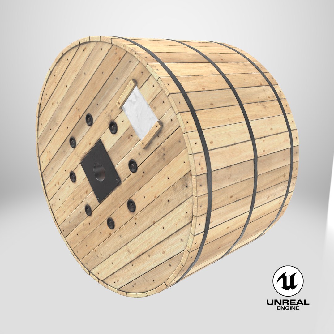 3D Wooden Cable Reel model https://p.turbosquid.com/ts-thumb/zK/H4SMtI/cE/stemcell_unreal_render/png/1725884977/1920x1080/fit_q87/4d4d6f03d11b436dae2276ba9fd807631528f656/stemcell_unreal_render.jpg