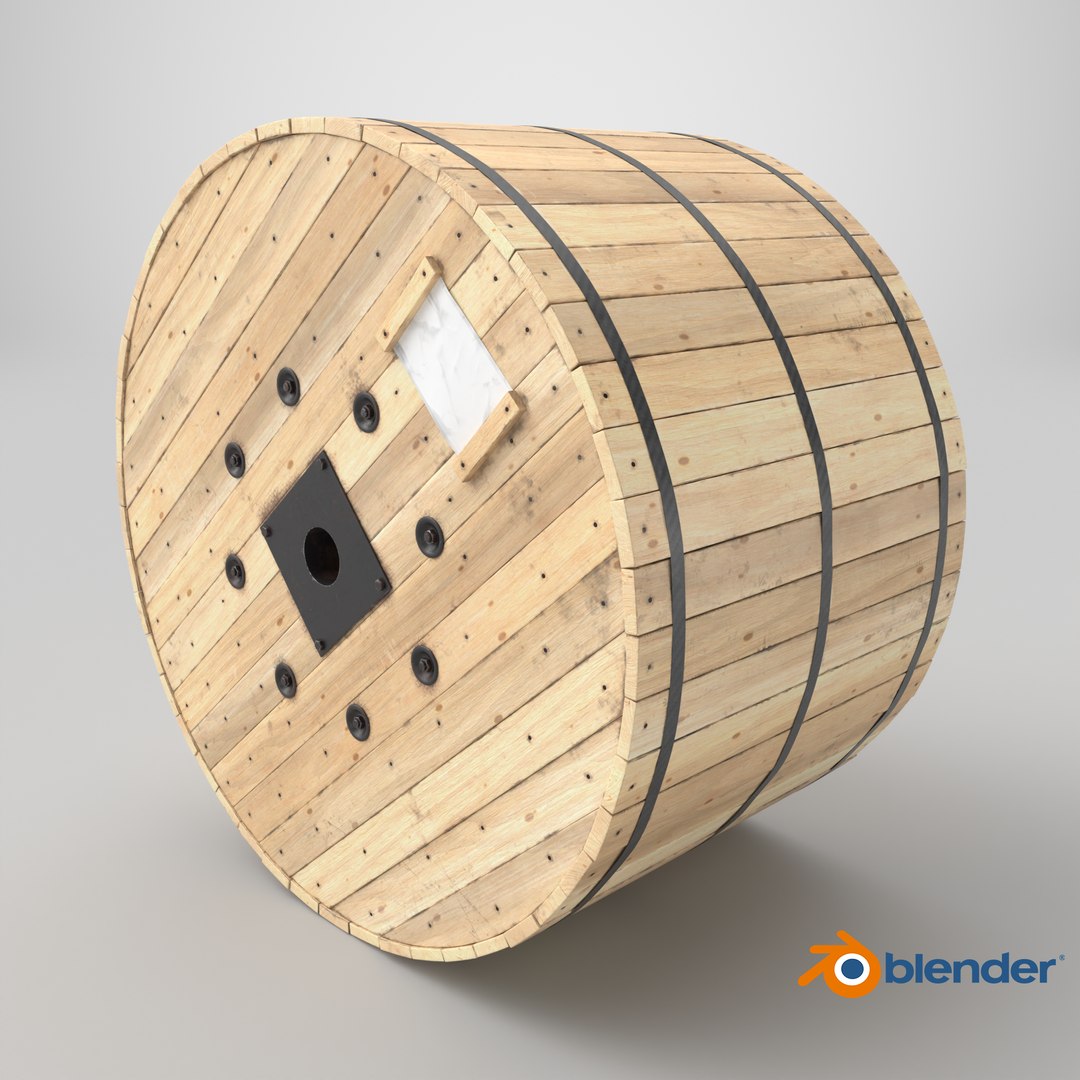 3D Wooden Cable Reel model https://p.turbosquid.com/ts-thumb/zK/H4SMtI/d1/stemcell_blender_cycles_render/png/1725884965/1920x1080/fit_q87/6518fa608671d2dbe69acd1a03636eee995ba059/stemcell_blender_cycles_render.jpg