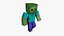3D Minecraft Character Collection - Mixamo Animatable model