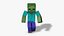 3D Minecraft Character Collection - Mixamo Animatable model