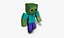 3D Minecraft Character Collection - Mixamo Animatable model