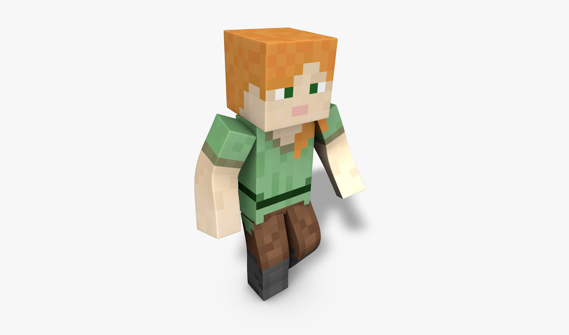 3D Minecraft Character Collection - Mixamo Animatable Model ...