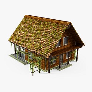 abandoned cottage 3D model