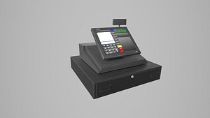 3D Cash Register model