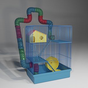 Cage for hamster model