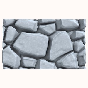 Stone Wall 186 3D