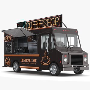 Detailed Coffee Truck