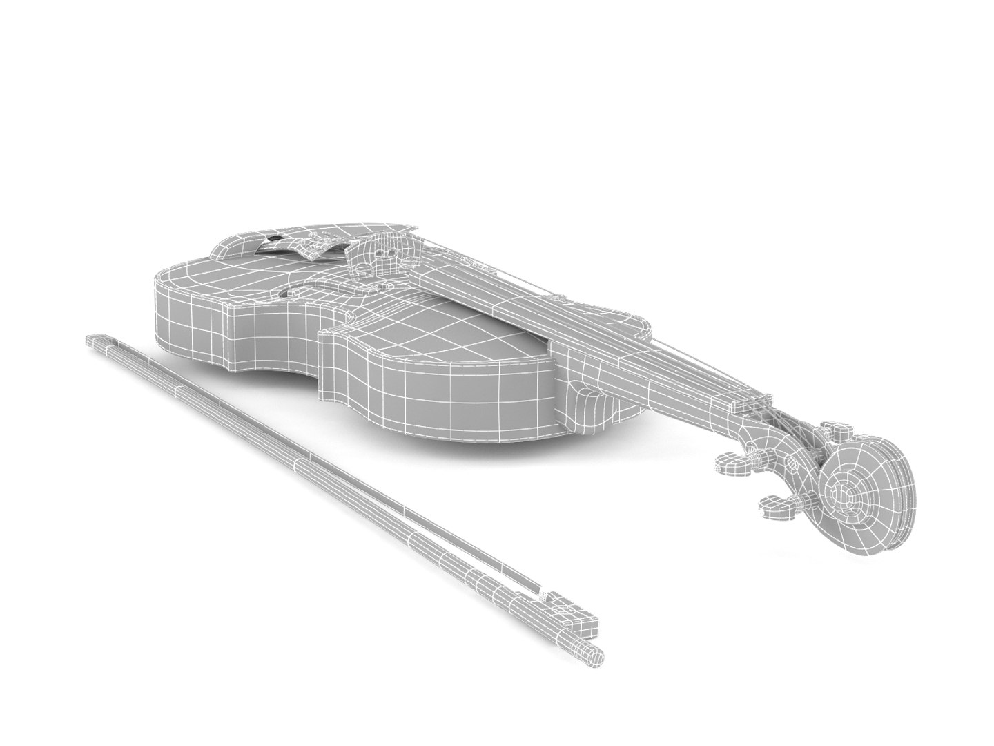 Violin Music Instrument 3D Model - TurboSquid 1558858