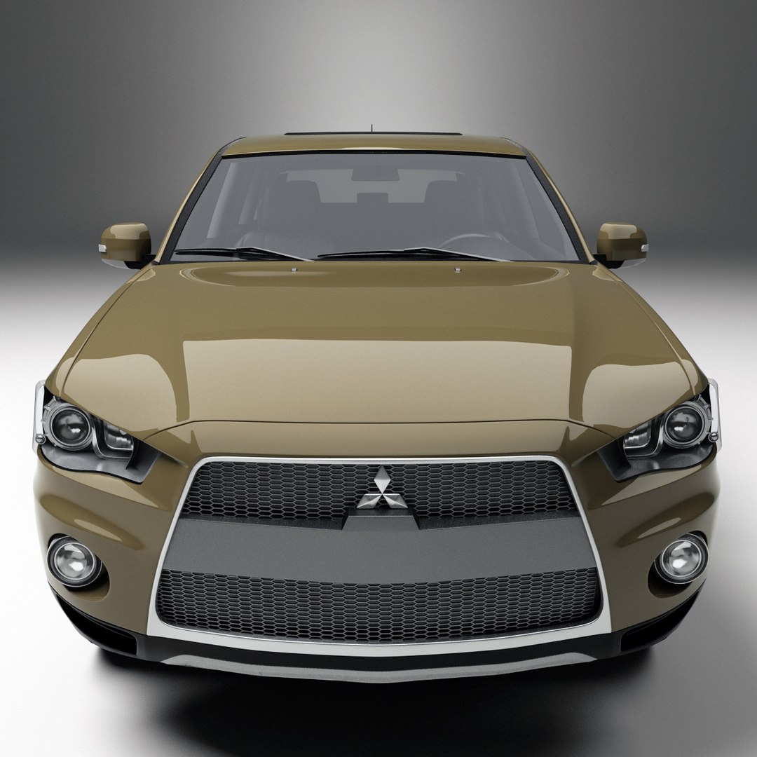 Mitsubishi Outlander Gt 3d Max