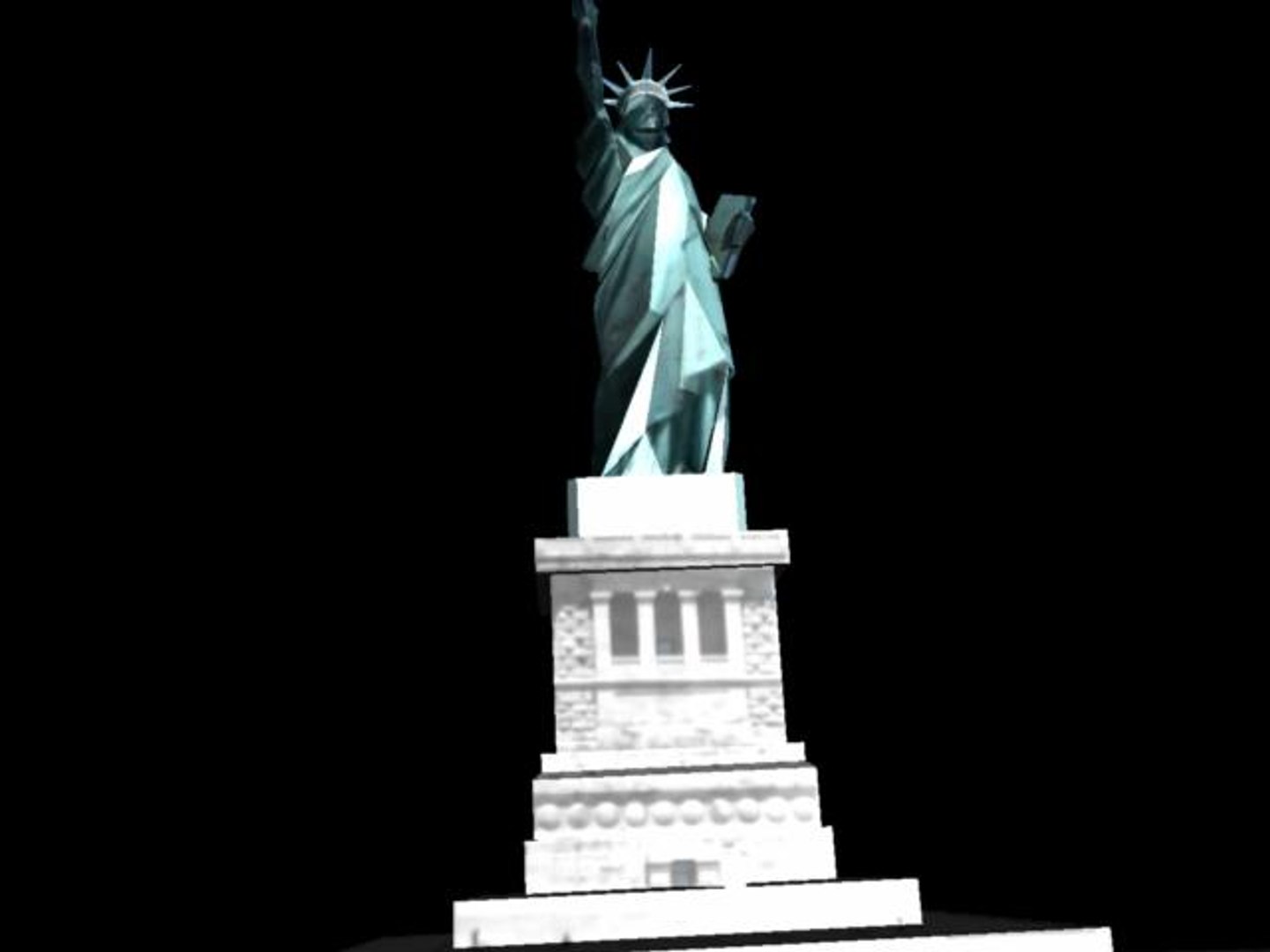 3D statue liberty - TurboSquid 1252343