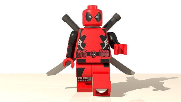 3D lego deadpool character - TurboSquid
