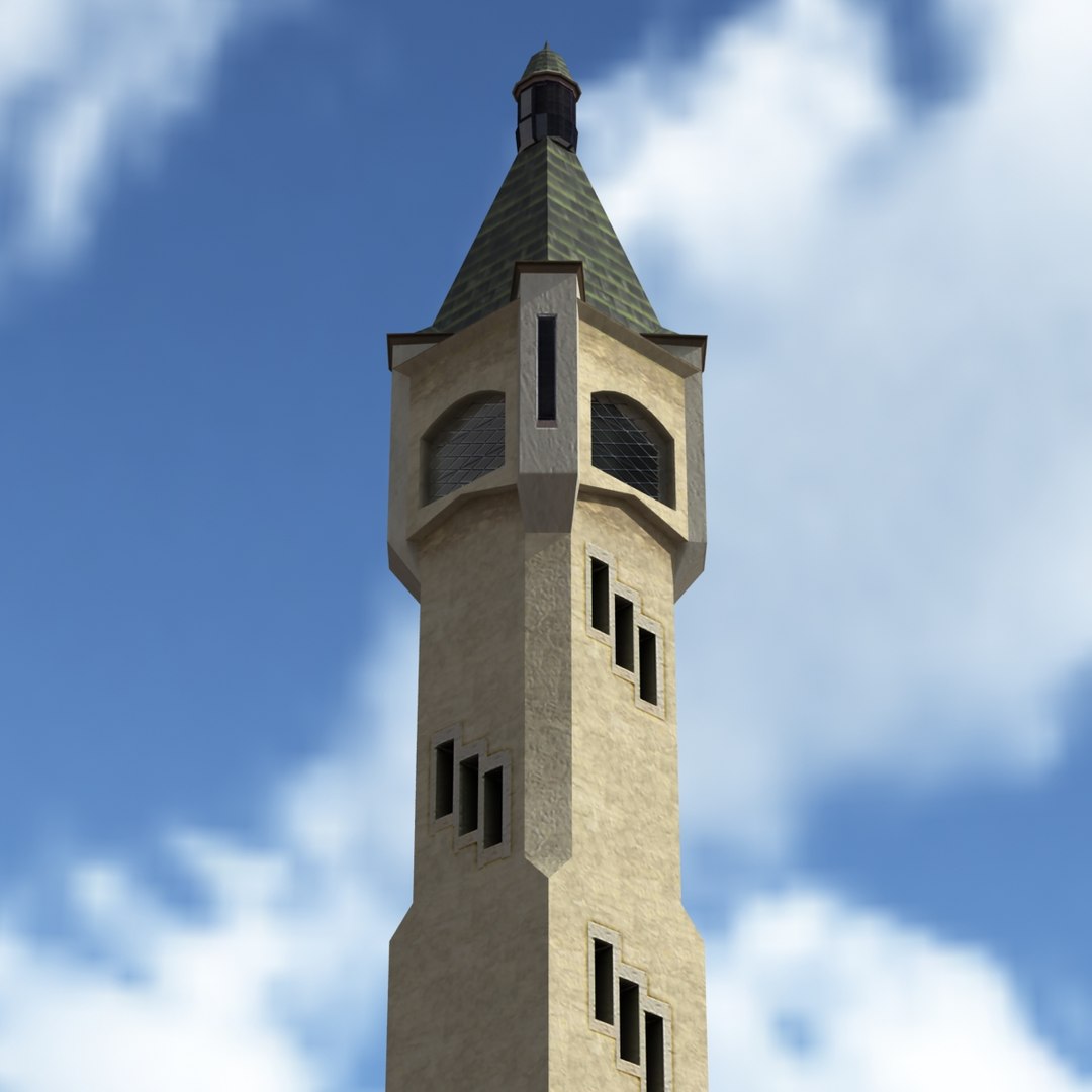 Lighthouse Modelled 3d Model