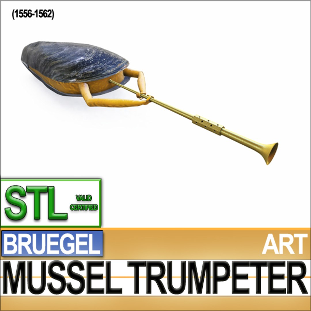 3d mussel trumpeter bruegel stl model https://p.turbosquid.com/ts-thumb/zK/syrYJG/XncpWKrd/artbruegelmussela2/jpg/1326478335/1920x1080/fit_q87/98b5271d686c5abe91f9a6944c384077fc384041/artbruegelmussela2.jpg