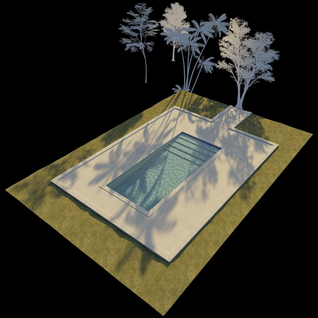 Swimming Pool Model - TurboSquid 1526073