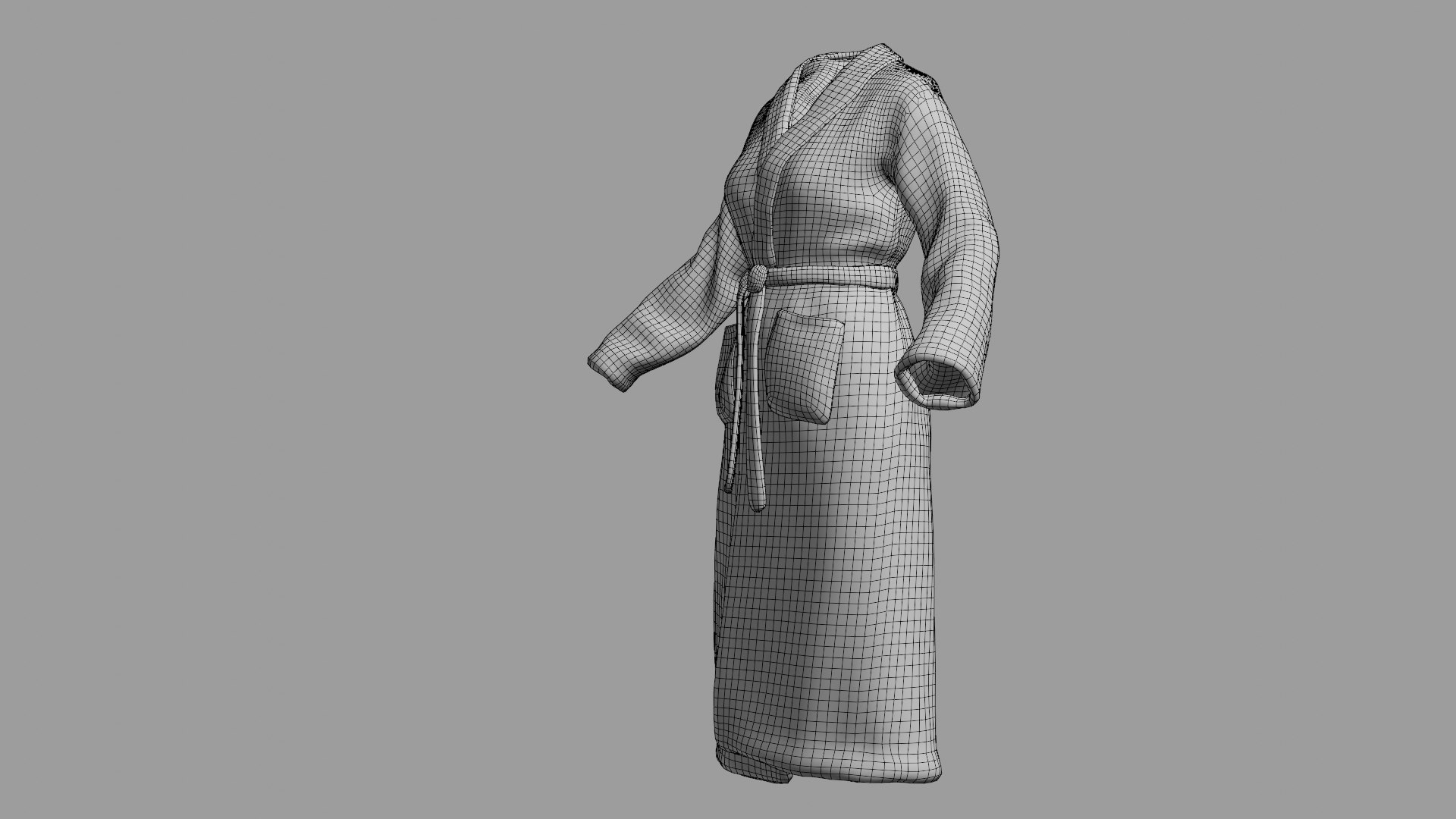 3D Bathrobe Model - TurboSquid 2325570