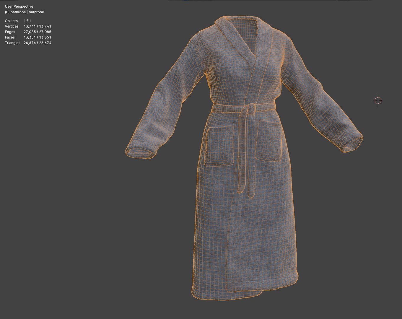 3D Bathrobe Model - TurboSquid 2325570